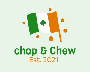 Costume Designer - Irish Flag Shamrock logo design