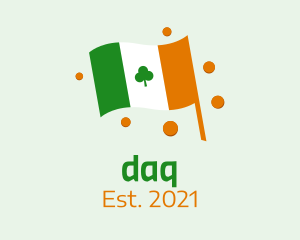 Celtic - Irish Flag Shamrock logo design