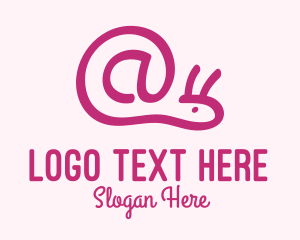 Insect - Snail Electronic Mail logo design