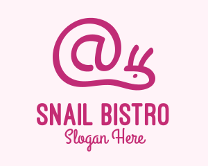 Snail Electronic Mail logo design