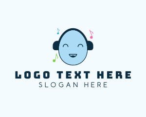 Music Shop - Happy Egg Music logo design