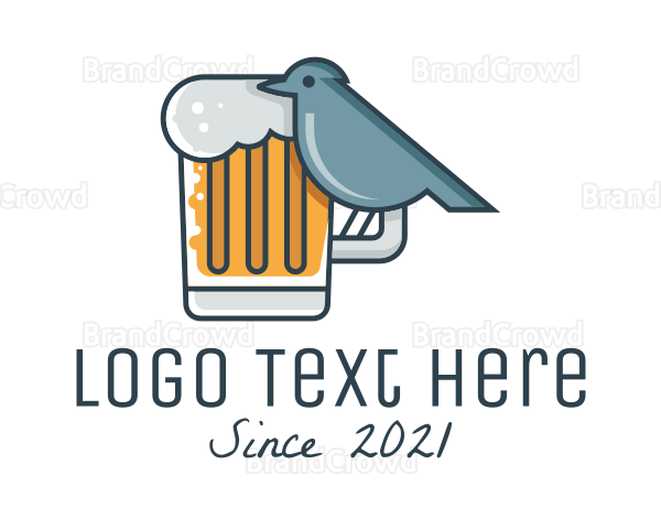 Sparrow Beer Mug Logo