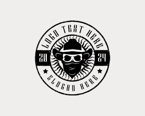 Vintage - Cowboy Skull Apparel logo design