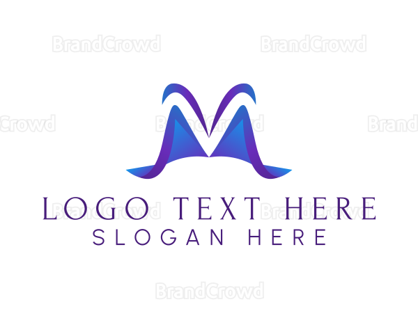 Elegant Business Letter M Logo