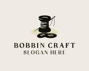 Bobbin - Sewing Tailor Seamstress logo design