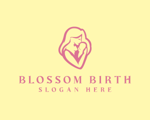 Obstetrics - Mom Baby Adoption logo design