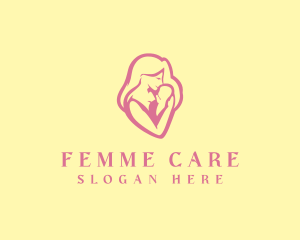 Gynecology - Mom Baby Adoption logo design