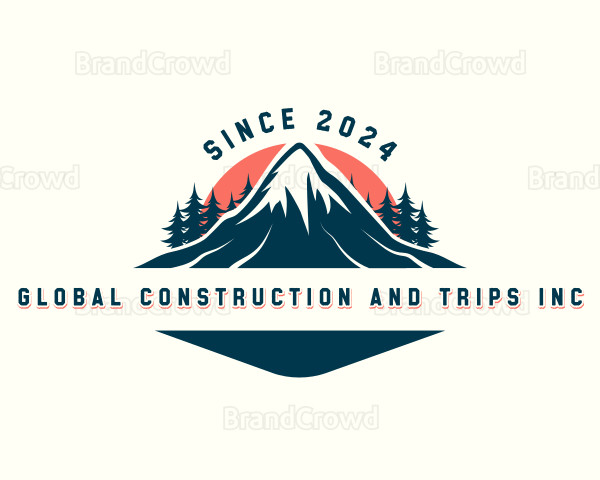 Alpine Peak Mountain Logo