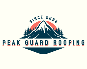 Alpine Peak Mountain logo design