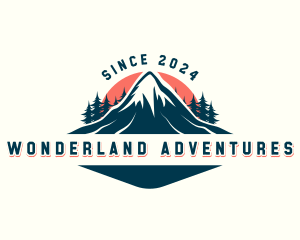 Alpine Peak Mountain logo design