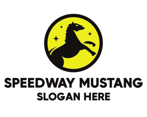 Mustang - Horse Stallion Equine logo design
