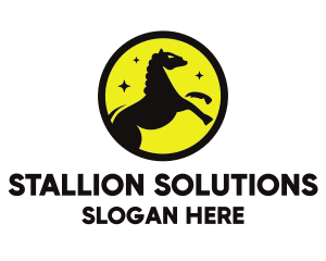 Stallion - Horse Stallion Equine logo design