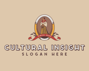 Filipino Traditional Dress logo design