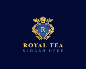 Royal Laurel Shield  logo design