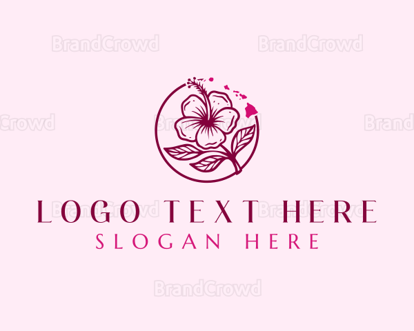 Hawaiian Large Hibiscus Logo