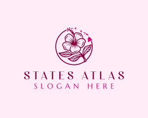 Hawaiian Large Hibiscus logo design