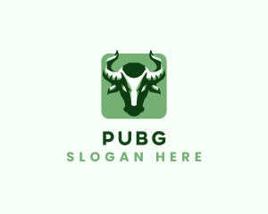 Meat - Bull Geometric Animal logo design