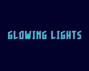 Glitch Glow Gamer logo design
