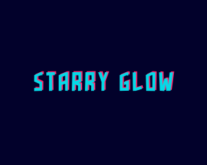 Glitch Glow Gamer logo design