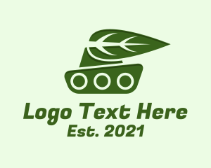 Leaf - Eco Battle Tank logo design