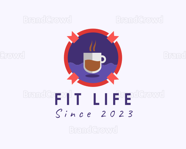 Coffee Bar Badge Logo