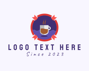 Latte - Coffee Bar Badge logo design