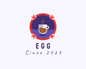 Coffee Cup - Coffee Bar Badge logo design