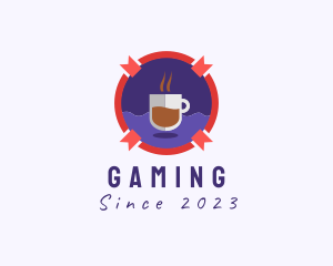 Caffeine - Coffee Bar Badge logo design