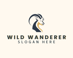 Wild Mountain Goat  logo design