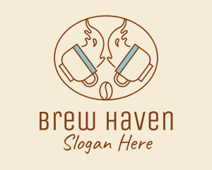 Brewed Coffee Cups  logo design