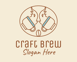 Brewed Coffee Cups  logo design