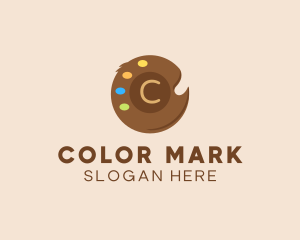 Color Paint Palette logo design