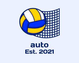 Sport - Volleyball Sports Net logo design
