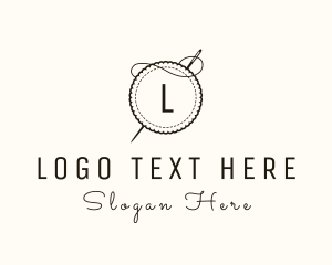 Old Fashioned - Patch Needle Tailoring logo design