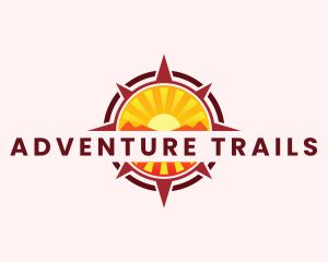 Compass Mountain Travel logo design