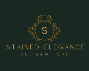 Elegant Flower Ornament logo design