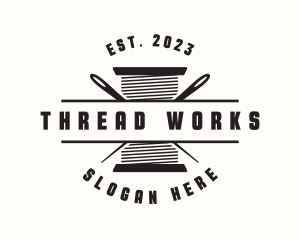 Thread - Needle Thread Tailoring logo design
