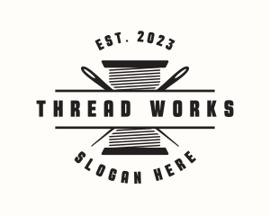 Needle Thread Tailoring logo design