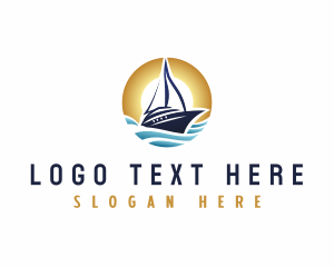 Yacht - Ocean Yacht Travel logo design