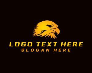 Birdwatching - Eagle Hawk Falcon logo design