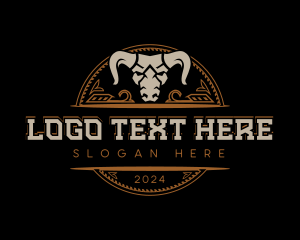 Rodeo Farm Cattle Logo