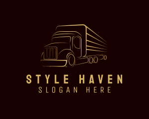 Trailer - Freight Delivery Automobile logo design