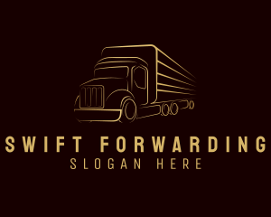 Freight Delivery Automobile logo design