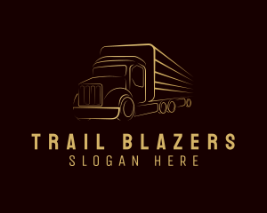 Freight Delivery Automobile logo design