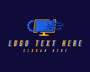 Cogwheel Computer Technology logo design