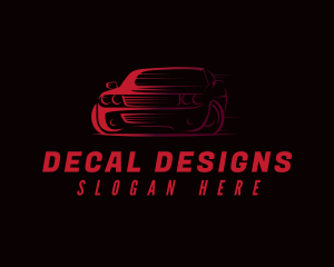 Red Drift Racing logo design