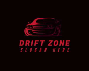 Red Drift Racing logo design