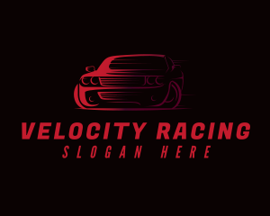 Red Drift Racing logo design