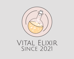 Elixir - Astral Cosmic Potion logo design