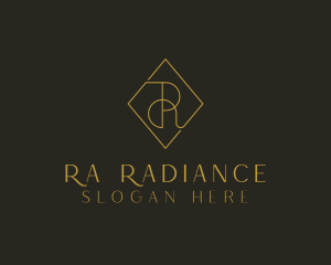 Diamond Boutique Letter R logo design